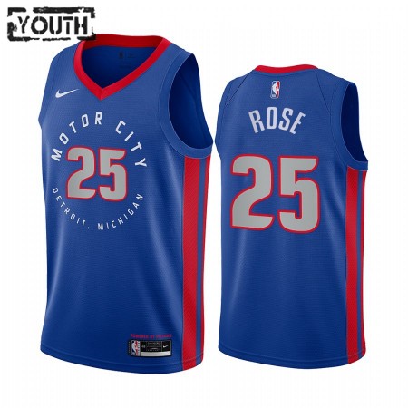 Kinder NBA Detroit Pistons Trikot Derrick Rose 25 2020-21 City Edition Swingman